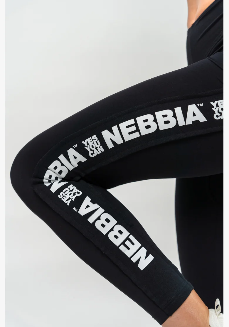 NEBBIA • Leggings a vita alta ICONIC nera • Nebshop.cz