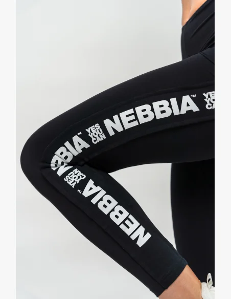 NEBBIA • Leggings a vita alta ICONIC nera • Nebshop.cz