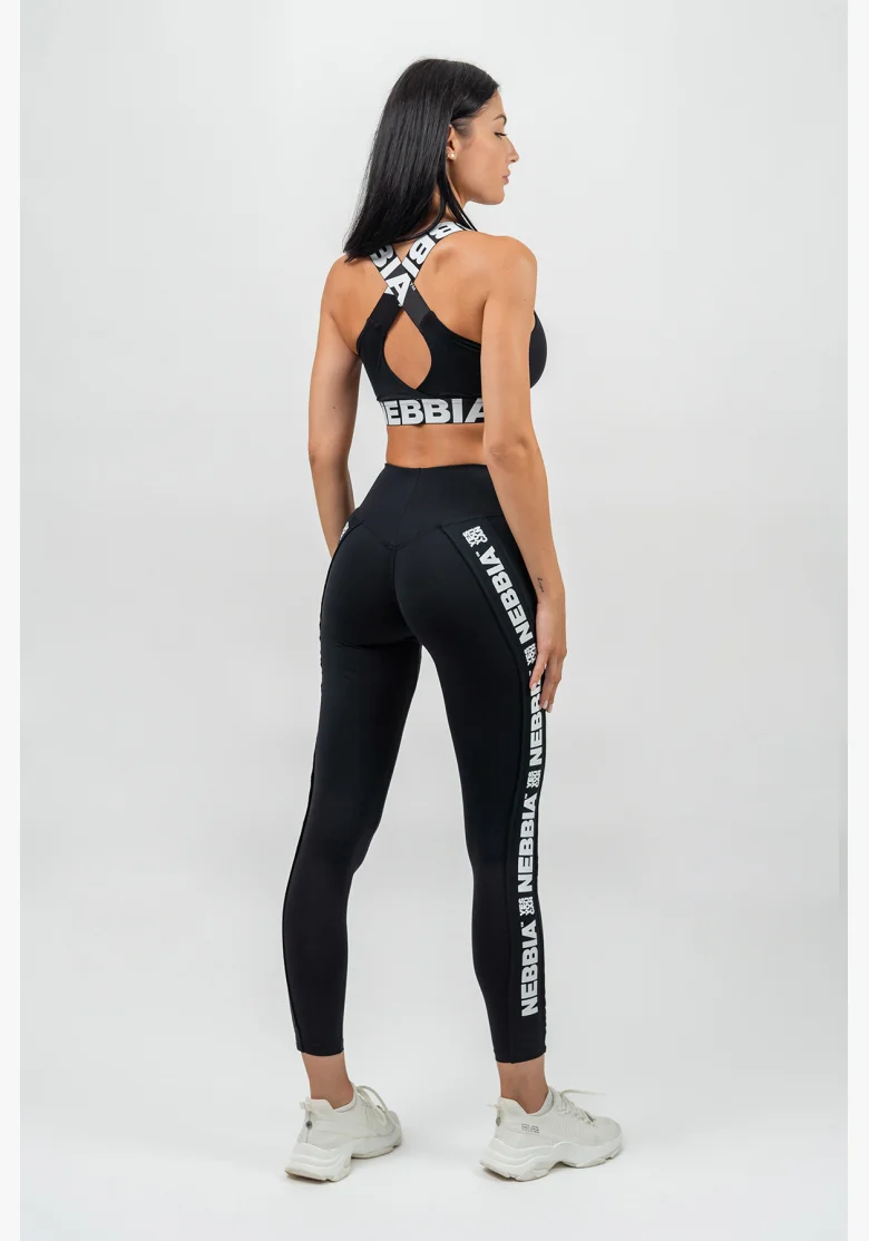 NEBBIA • Leggings a vita alta ICONIC nera • Nebshop.cz
