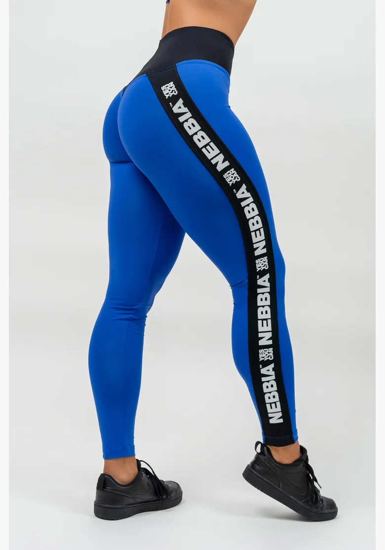 NEBBIA • Leggings a vita alta ICONIC blu • Nebshop.it