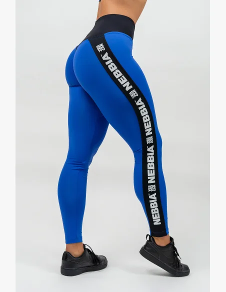 NEBBIA • Leggings a vita alta ICONIC blu • Nebshop.it