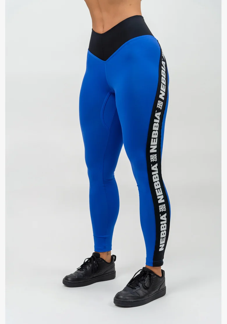 NEBBIA • Leggings a vita alta ICONIC blu • Nebshop.it