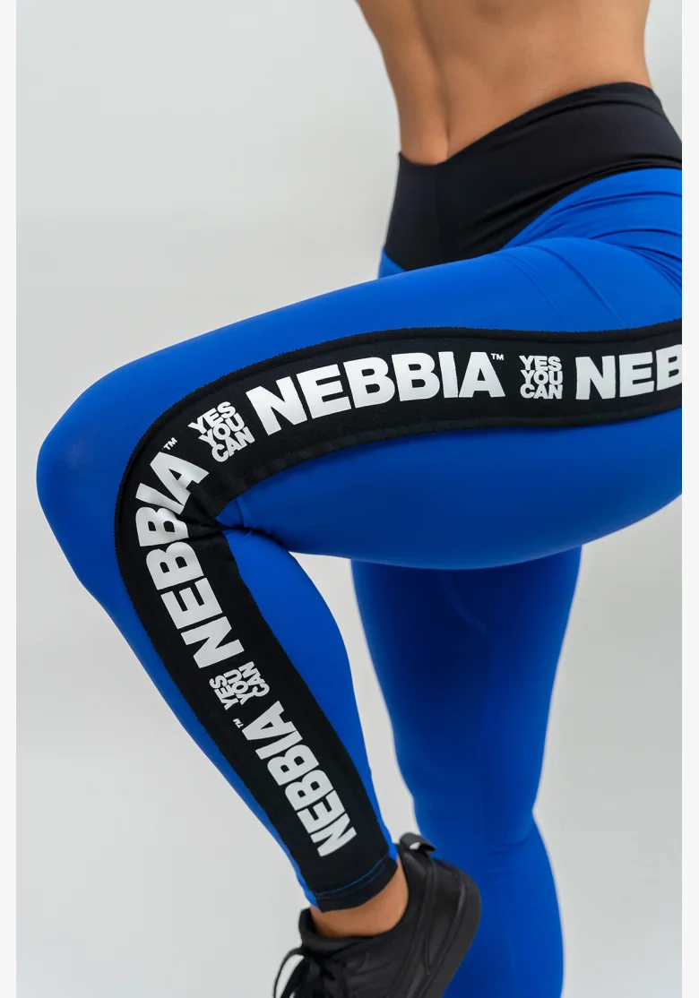 NEBBIA • Leggings a vita alta ICONIC blu • Nebshop.it
