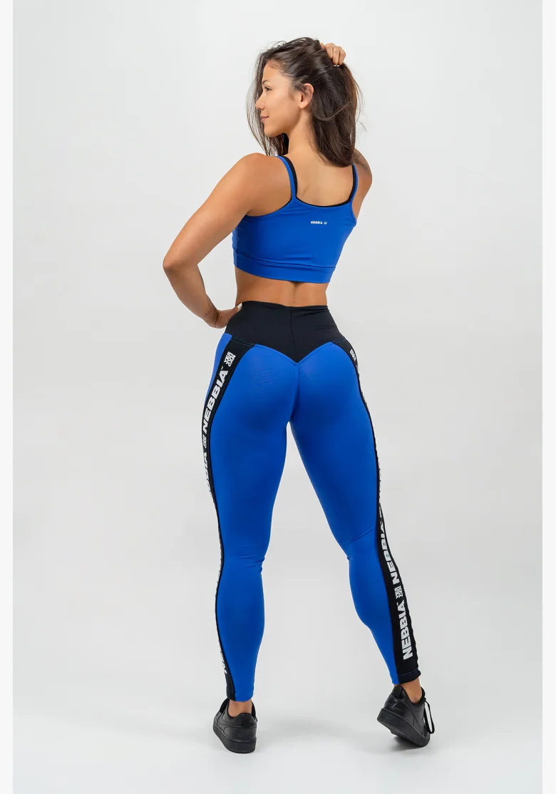 NEBBIA • Leggings a vita alta ICONIC blu • Nebshop.it