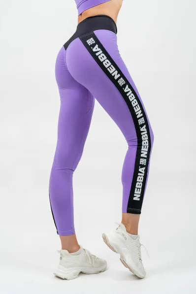 NEBBIA • Leggings con vita alta ICONIC lilla • Nebshop.it 2
