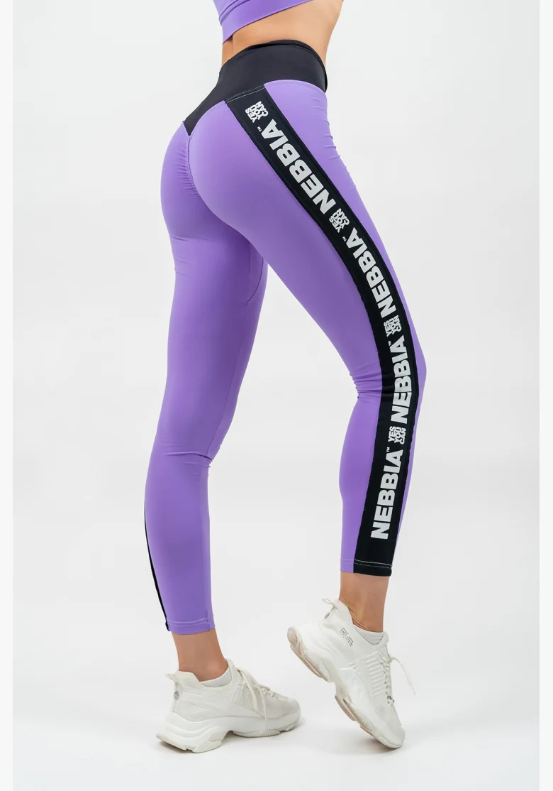 NEBBIA • Leggings con vita alta ICONIC lilla • Nebshop.it