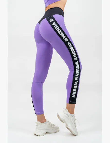 NEBBIA • Leggings con vita alta ICONIC lilla • Nebshop.it