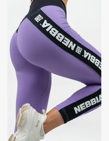 NEBBIA • Leggings con vita alta ICONIC lilla • Nebshop.it