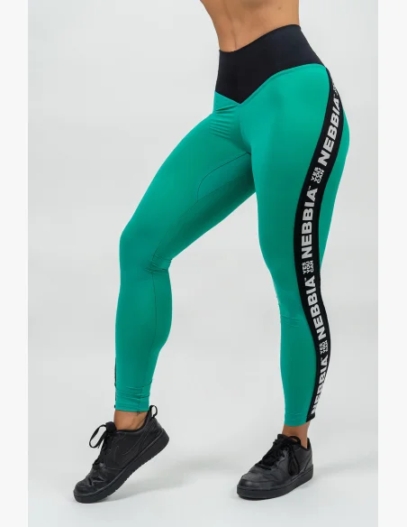 NEBBIA • Leggings high waist ICONIC verde • Nebshop.cz