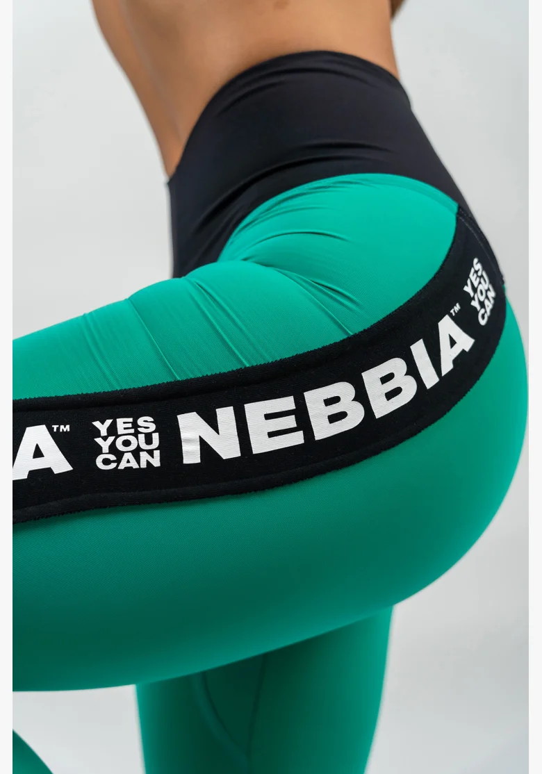 NEBBIA • Leggings high waist ICONIC verde • Nebshop.cz