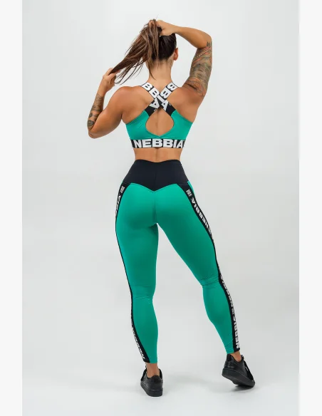 NEBBIA • Leggings high waist ICONIC verde • Nebshop.cz