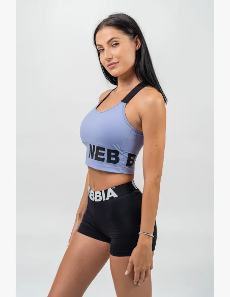 NEBBIA • Reggiseno sportivo rinforzato ad alta supporto GYM TIME viola • Nebshop.it