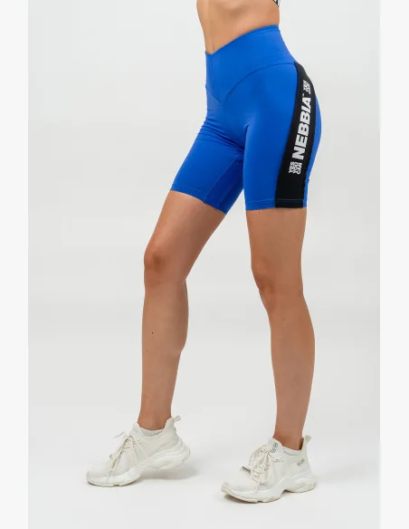 NEBBIA • Pantaloni da ciclismo a vita alta ICONIC blu • Nebshop.it