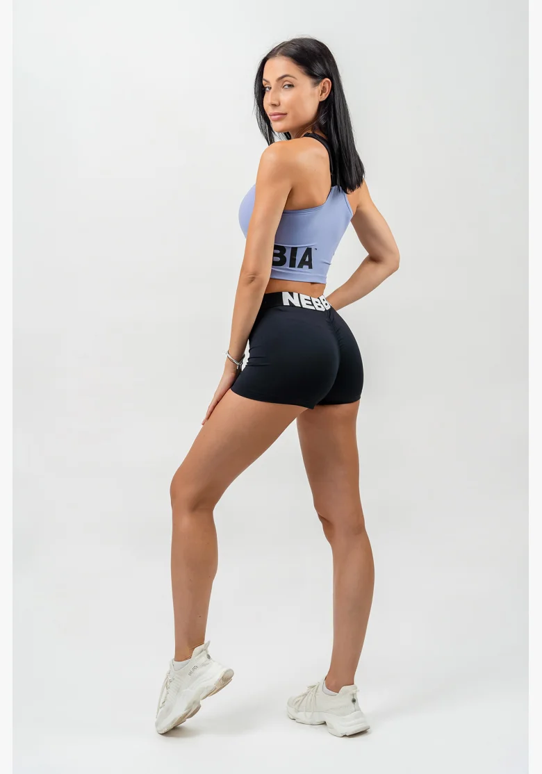 NEBBIA • Pantaloni da fitness a vita alta GLUTE PUMP neri • Nebshop.it
