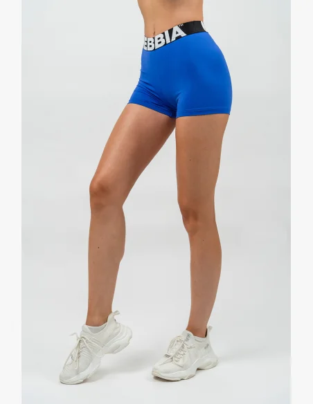 NEBBIA • Pantaloni fitness a vita alta GLUTE PUMP blu • Nebshop.cz