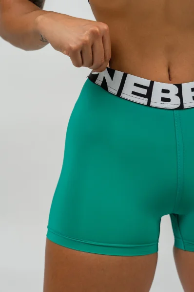 NEBBIA • Pantaloni fitness a vita alta GLUTE PUMP verde • Nebshop.cz 2