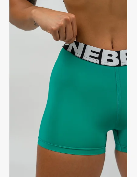NEBBIA • Pantaloni fitness a vita alta GLUTE PUMP verde • Nebshop.cz