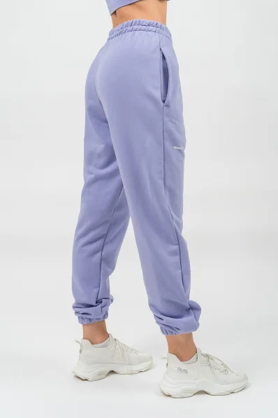 NEBBIA • Pantaloni sportivi larghi GYM TIME viola • Nebshop.it 2
