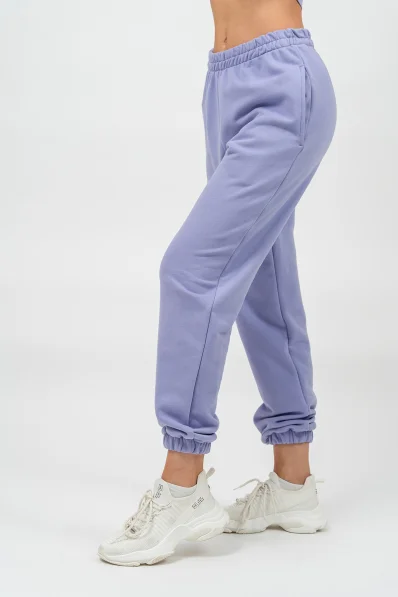 NEBBIA • Pantaloni sportivi larghi GYM TIME viola • Nebshop.it