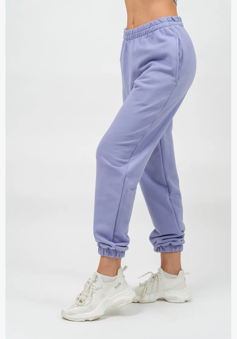 NEBBIA • Pantaloni sportivi larghi GYM TIME viola • Nebshop.it