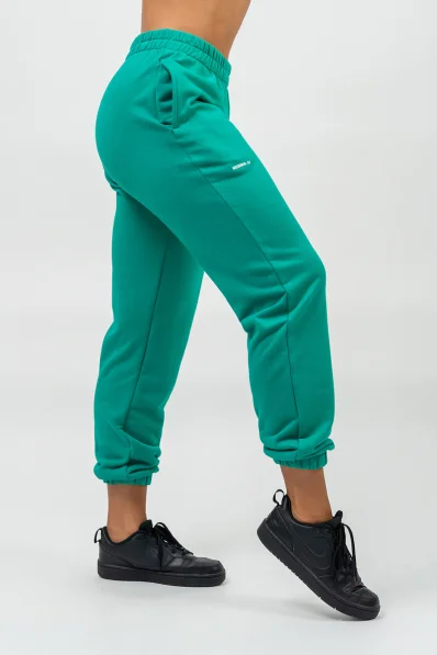 NEBBIA • Pantaloni sportivi larghi GYM TIME verde • Nebshop.it 2