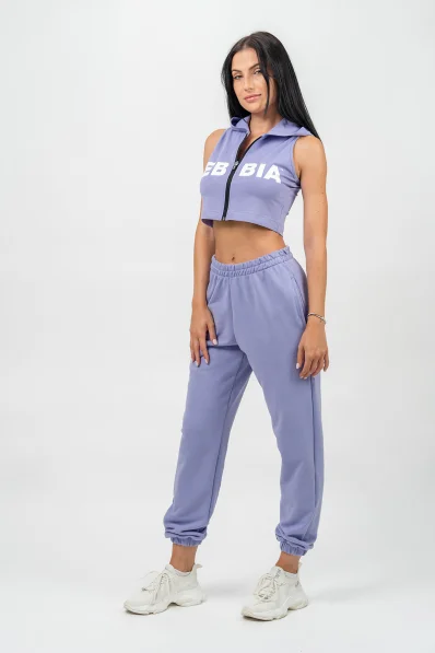 NEBBIA • Top senza maniche MUSCLE MOMMY viola • Nebshop.cz 2