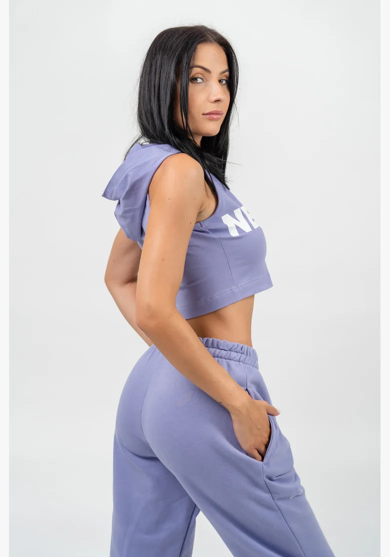 NEBBIA • Top senza maniche MUSCLE MOMMY viola • Nebshop.cz