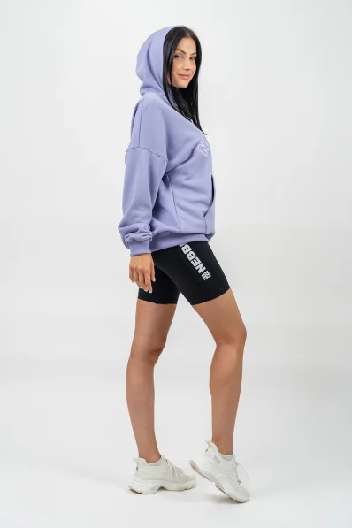 NEBBIA • Felpa oversize con cappuccio GYM RAT viola • Nebshop.cz 2