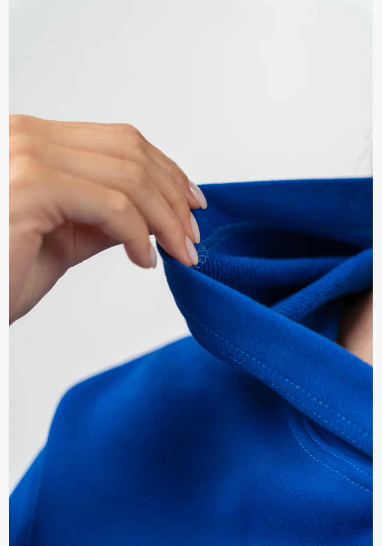 NEBBIA • Felpa oversize con cappuccio GYM RAT blu • Nebshop.cz