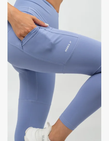 NEBBIA • Leggings a vita alta LEG DAY GOALS viola • Nebshop.it