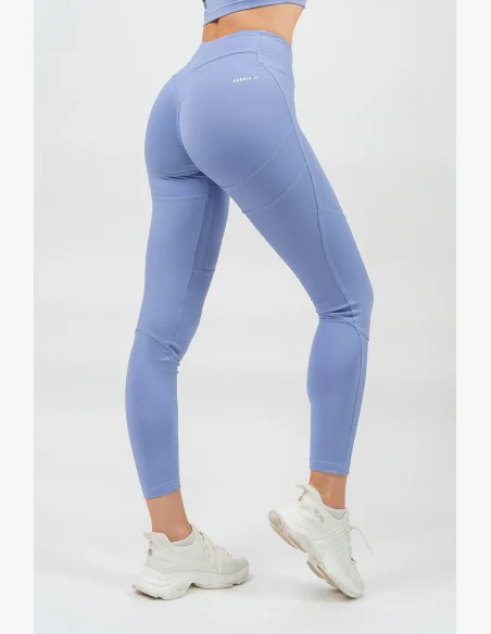 NEBBIA • Leggings modellanti con vita alta GLUTE PUMP viola • Nebshop.cz