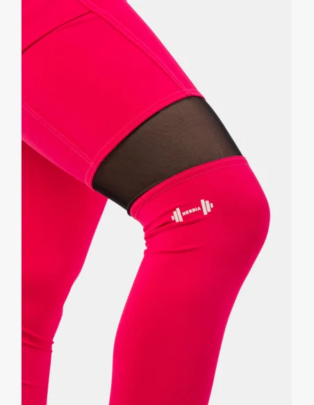 NEBBIA Leggings Sportivi con vita alta e tasca laterale rosa