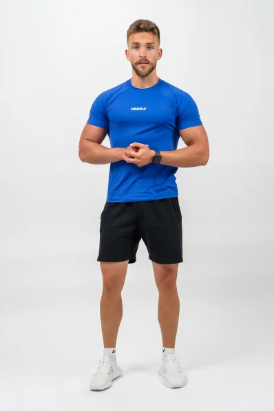 NEBBIA • Maglietta Sportiva Compressa ENDURANCE blu • Nebshop.it 2
