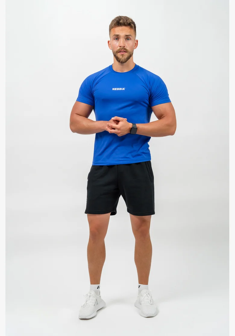 NEBBIA • Maglietta Sportiva Compressa ENDURANCE blu • Nebshop.it