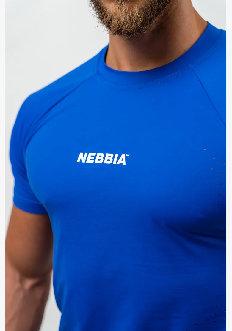 NEBBIA • Maglietta Sportiva Compressa ENDURANCE blu • Nebshop.it