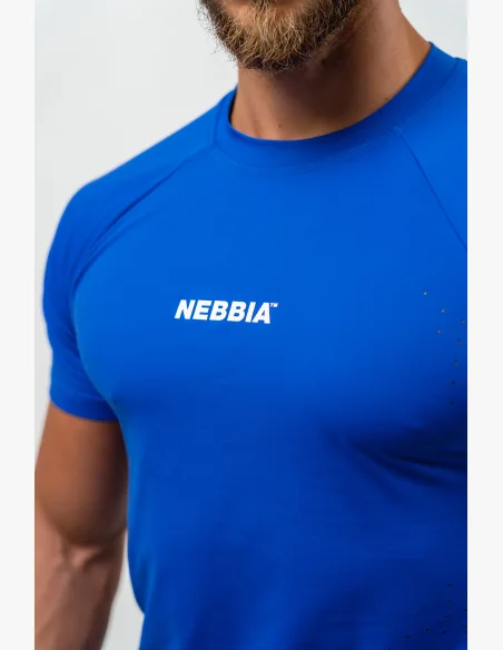 NEBBIA • Maglietta Sportiva Compressa ENDURANCE blu • Nebshop.it