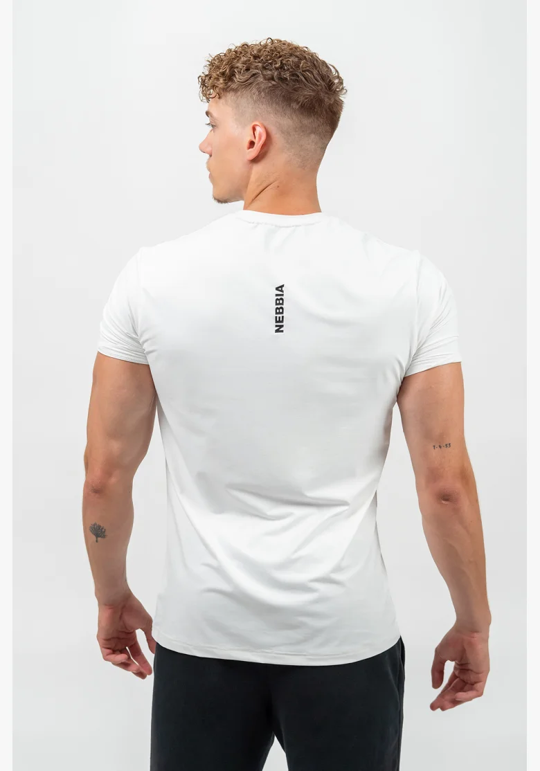 NEBBIA • Maglietta Sportiva Funzionale RESISTANCE bianca • Nebshop.it