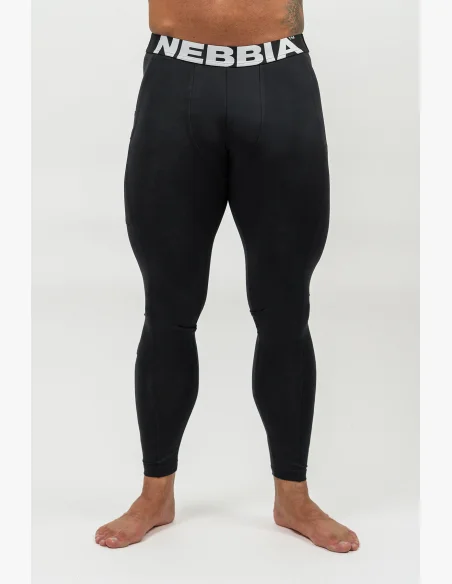 NEBBIA • Leggings fitness con tasca DISCIPLINE nera • Nebshop.it