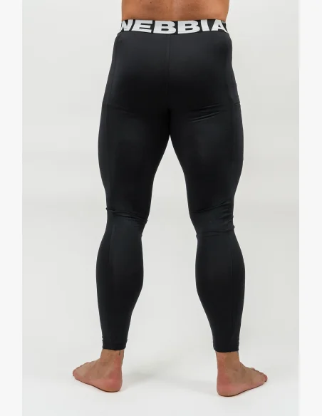 NEBBIA • Leggings fitness con tasca DISCIPLINE nera • Nebshop.it