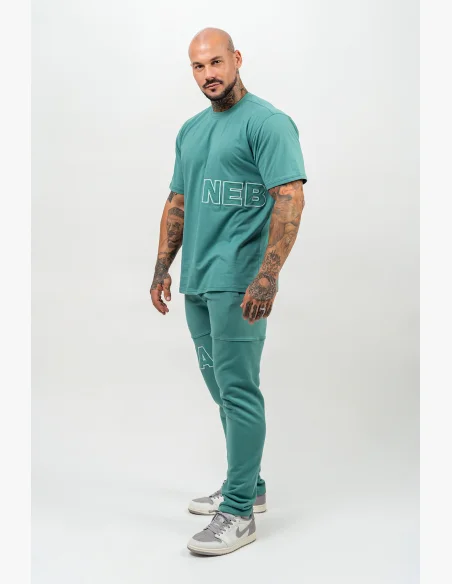 NEBBIA • T-shirt a maniche corte DEDICATION verde • Nebshop.it