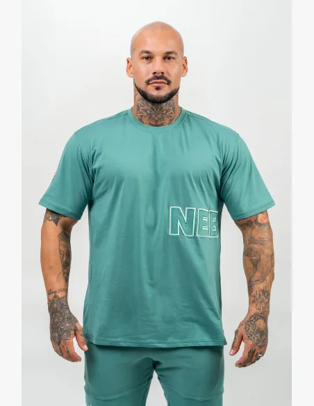 NEBBIA • T-shirt a maniche corte DEDICATION verde • Nebshop.it