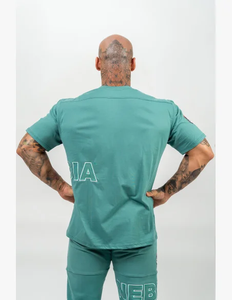 NEBBIA • T-shirt a maniche corte DEDICATION verde • Nebshop.it
