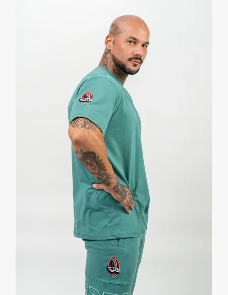 NEBBIA • T-shirt a maniche corte DEDICATION verde • Nebshop.it