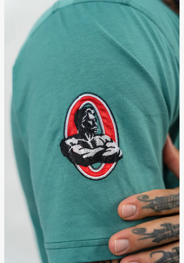 NEBBIA • T-shirt a maniche corte DEDICATION verde • Nebshop.it