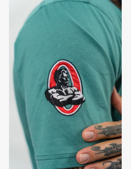 NEBBIA • T-shirt a maniche corte DEDICATION verde • Nebshop.it