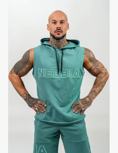 NEBBIA • Canotta IRON BEAST verde • Nebshop.it
