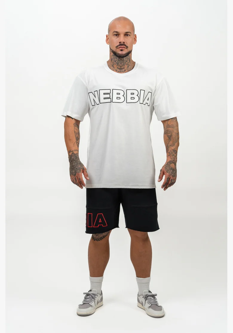NEBBIA • Maglietta a maniche corte LEGACY bianca • Nebshop.it