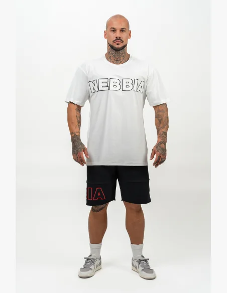 NEBBIA • Maglietta a maniche corte LEGACY bianca • Nebshop.it