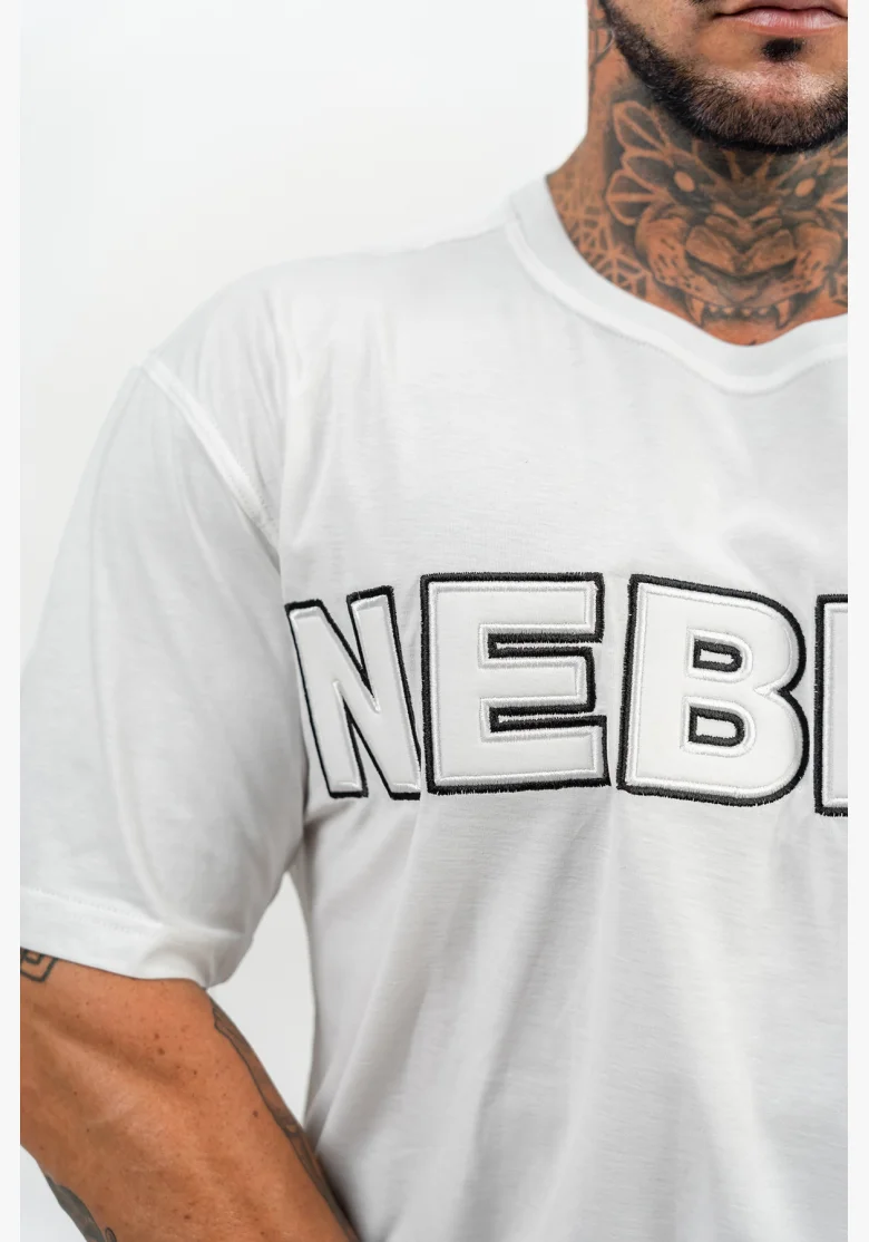 NEBBIA • Maglietta a maniche corte LEGACY bianca • Nebshop.it