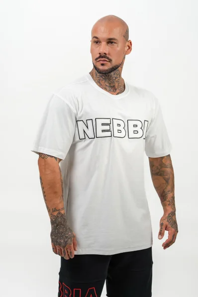 NEBBIA • Maglietta a maniche corte LEGACY bianca • Nebshop.it